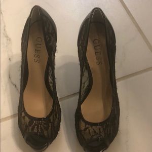 Black guess heels